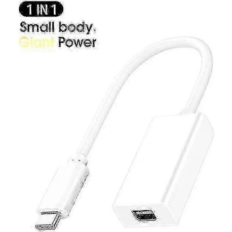 Câble Thunderbolt 2, adaptateur USB-C pour appareils Apple, 2 m (1/4)