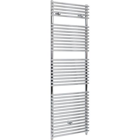 Hudson Reed Arno - Sèche-Serviettes Design Électrique Moderne - Chromé - 173.8 cm x 60 cm