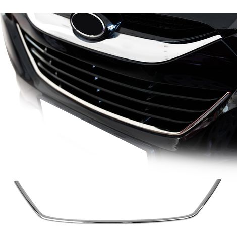 OMAC Moulure de Grille de Calandre Compatible avec Hyundai ix35 2010-2015, Garniture Baguette de Calandre en Acier Inoxydable Argent (1/5)