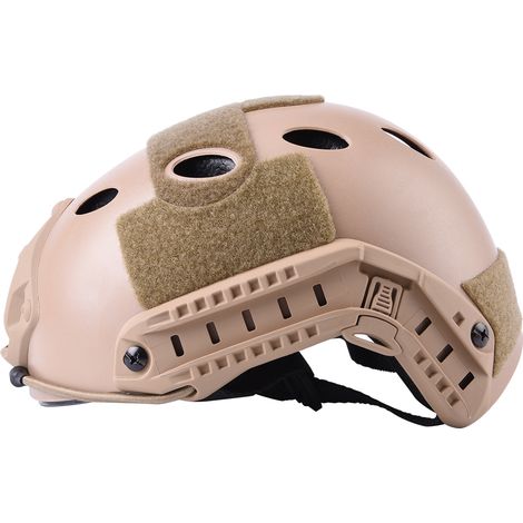 Casque tactique militaire robuste avec protection anti-chocs et lunettes intégrées (1/5)