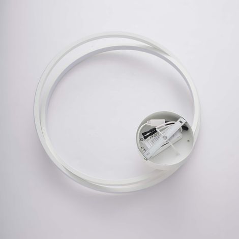 Plafonnier blanc design LED dimmable 50 cm - Unity (1/5)