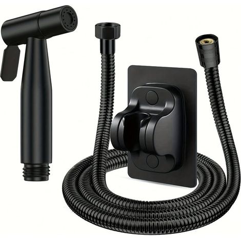 Douchette WC en Acier Inoxydable 304 – Pistolet à Eau Haute Pression avec Robinet (1/2)