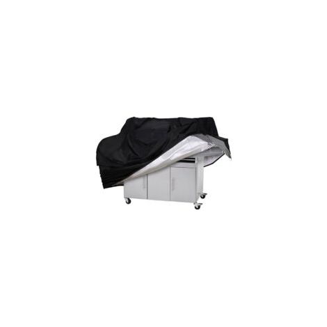 LAN Housse de Barbecue Imperméable et Résistante aux Déchirures 100X80X66cm Couleur Noire Housse pour mobilier de jardin (1/5)