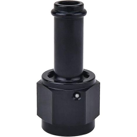 Adaptateur de conduite de carburant en aluminium, raccord pivotant droit 6AN femelle vers 3/8, noir (3/8 pouce) (1/5)