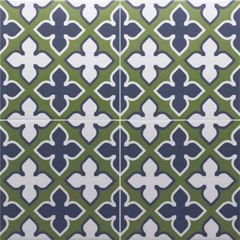 Feinsteinzeugfliese Rivoli Gigi 20x20 cm – Zementfliesen-Optik