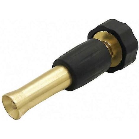 Heavy-Duty Brass Adjustable Garden Hose Nozzle for Watering (1/5)