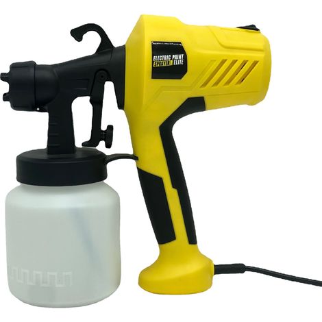 QAZQA Paint Sprayer, 400W Spray Gun, Electric Paint Gun with 4 Nozzles, 800ml Container for Home and Outdoors, Painting Projects