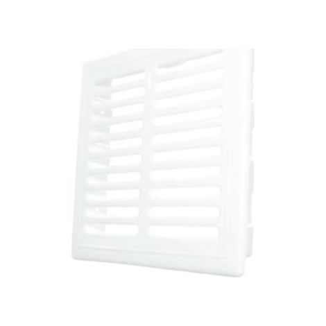 Grille de ventilation 140 x 210 mm - Marron - Avec persienne - Esthétique et durable (1/2)