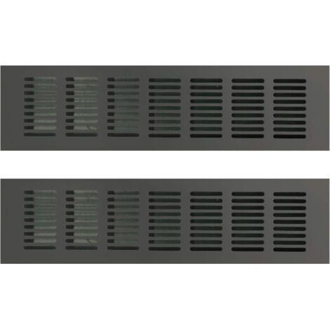 Grille de Ventilation Rectangulaire, Grille D'aration Rectangulaire, Grille D'aration, Grille Ventilation Rectangulaire, Grille d Aeration Rectangulaire pour une Ventilation Idale 80 300mm 2PCS