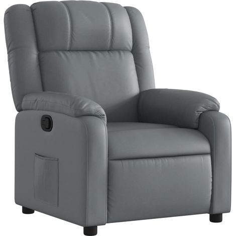 Maison Exclusive - Relaxsessel Grau Kunstleder