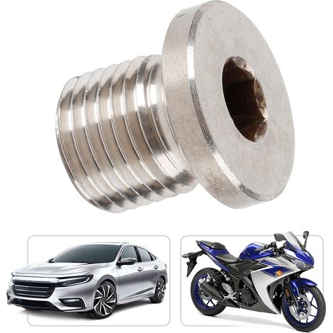 Bouchon obturateur capteur Lambda O2 M12x1,25mm, cache anti-oxygène pour motos et voitures, accessoire moteur universel (1/5)