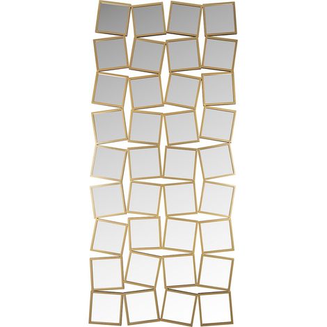 Miroir Badia Gold – Elégance et Design - Doré Éclatant Moderne (1/3)