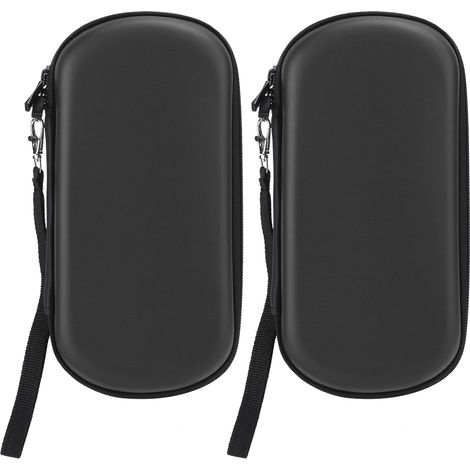 2PCS Étui de transport, Coque rigide EVA, Compartiment nylon, Pour console PSVita 1000 2000 (1/5)