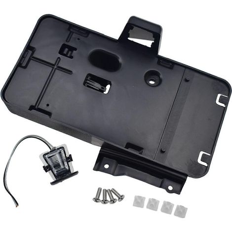 Support de plaque d'immatriculation arrière Crown pour Jeep Wrangler JK 2007-2017 (1/5)