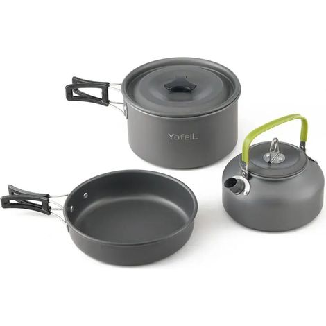 Réchaud à gaz de camping 308, ustensiles de cuisine de camping, vaisselle d'extérieur, ensemble de pique-nique, allumeur piézo, réchaud de voyage, 9 pare-brise, réchauds de cuisson portables coupe-ven