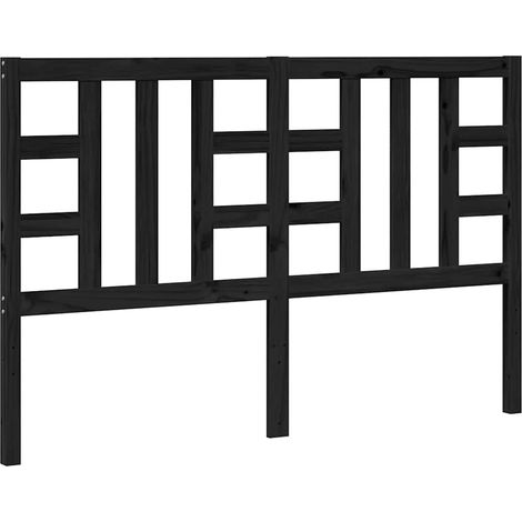 Maison Exclusive - Kopfteil Schwarz 166x4x100 cm Massivholz Kiefe