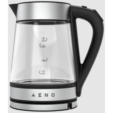 Wasserkocher Aeno EK1 Durchsichtig 1,7 L 2200 W Schwarz