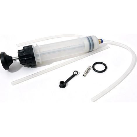 Pompe d'aspiration d'huile, seringue de vidange d'huile de 200 cc avec tuyau, pompe d'aspiration d'huile de voiture pour liquide de frein, huiles de transmission, liquide de refroidissement Seringue (1/5)
