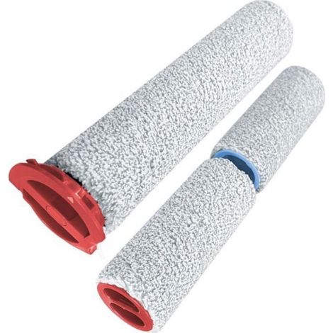 Rouleaux Principaux - Compatible Roborock Dyad Pro - Microfibre Et Nylon - 1 Long 2 Courts - 3 Pièces (1/5)