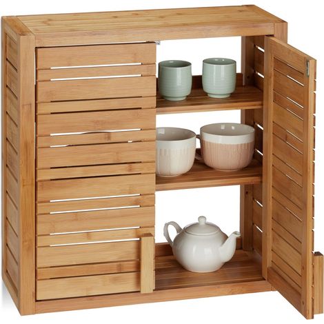 Wandschrank aus bambus 883123