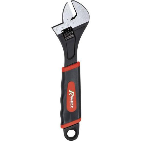 Clé à Molette 8 po (200 mm) - Poignée Gainee - Pratique et Ergonomique - D-Work