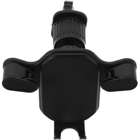 Support Téléphone Voiture Rotatif en Plastique Noir, Compatible Large, Résistant aux Chutes, Fixation sur Grille D'aération pour Véhicules et Voitures (1/5)