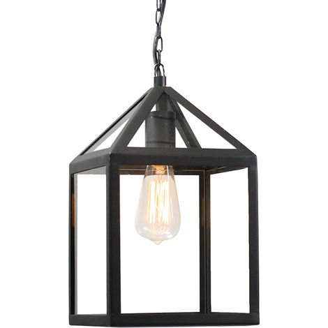 Industrial Outdoor Pendant Light Black IP23 - Amsterdam
