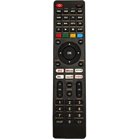 Telecommande Universelle TV pour Samsung, LG, Sony, Panasonic, Hisense, TCL, Smart TV LED LCD HDTV (1/5)