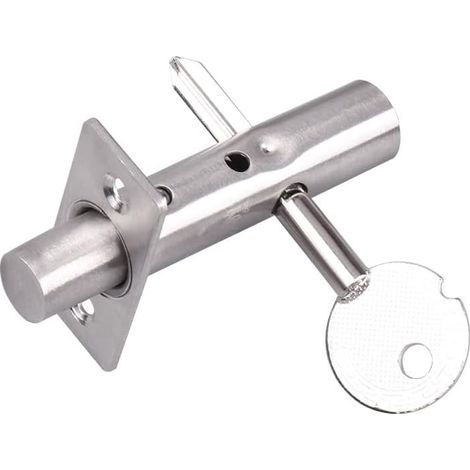 Verrou de porte invisible à mortaise en acier inoxydable pour puits de cheminée, allée de secours, accessoires de quincaillerie de meubles (serrure de porte)