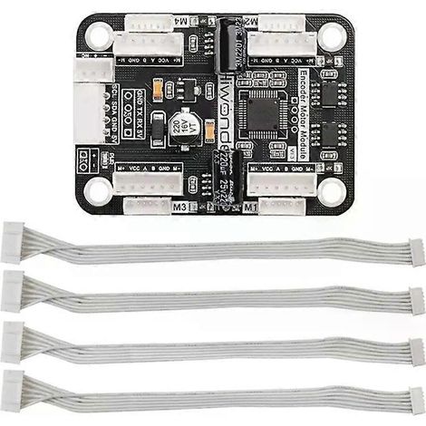 4-Wege-Encoder-Motorantriebsmodul mit integriertem Spannungsregler, Motorsteuerung für Smart Car DIY Elektrorennwagen, dedizierter Treiber (1/4)
