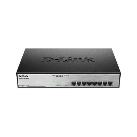 Switch D-Link DGS-10008MP 8 Puertos/ RJ-45 10/100/1000 POE (1/5)