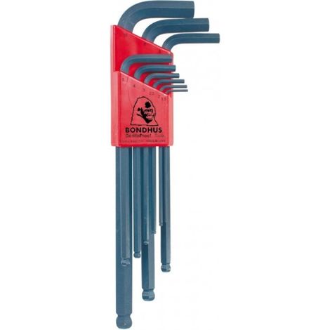 Llave allen p/bola 1,5-10mm ne bondhus 9 pz