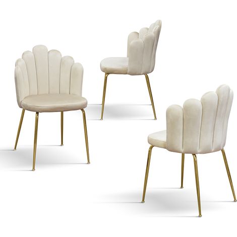 FLOW - sedia di design moderno in velluto (1/2)