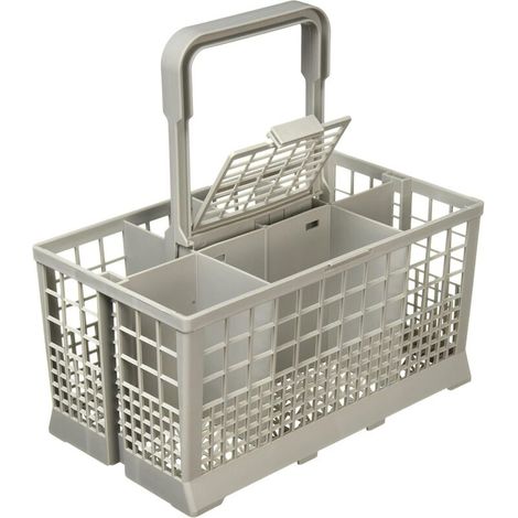 Panier à couverts universel pour lave-vaisselle Bosch/Hotpoint/Neff/Siemens/Smeg Gris 68-BS-01 (1/5)