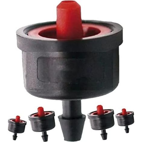 Pack 500 Gotero 8 litros para Riego agricola y jardineria. Gotero pinchado No Desmontable apto para microtubo