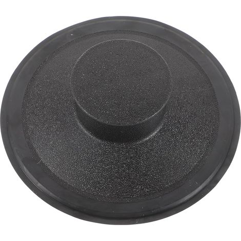 Bouchon d'évier, plastique, noir, pour broyeur de déchets (1/5)