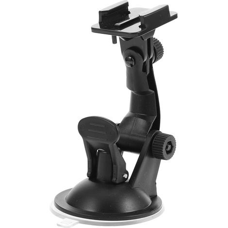 Support à Ventouse Compatible Caméras d'action pour Caméra Embarquée Matériau Abs Solide, Ajustement d'angle Flexible, pour Voiture (1/5)