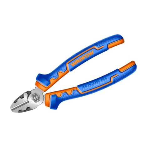 WADFOW Seitenschneider 160 mm, 30 % Kraftersparnis, ergonomischer Griff und Entgraten (1/3)