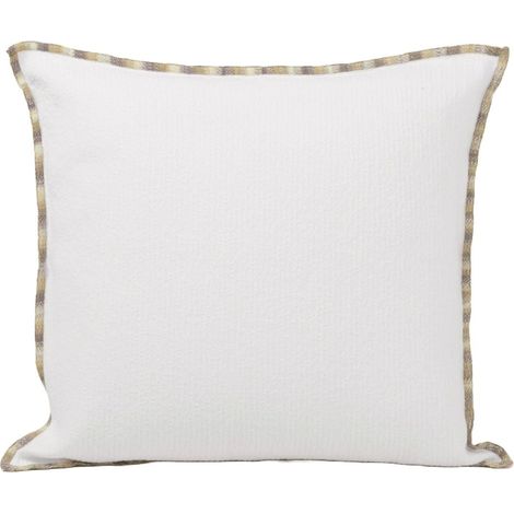 Housse de coussin en Tissage flammé coton et point de bourdon en dégradé de couleurs GHABY (1/5)