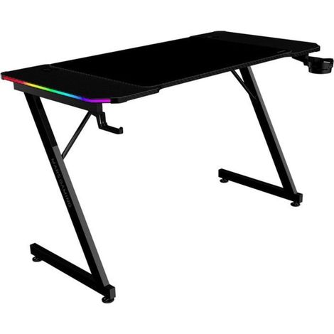 Mars Gaming MGD-X120RGB Mesa Ergonómica ARGB Mando Alfombrilla XXL Soportes Externos 120x60cm Negro (1/5)