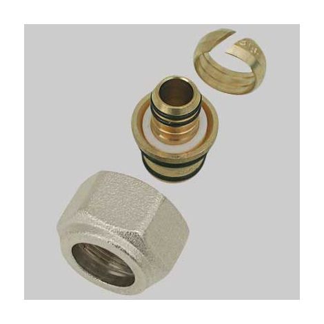 ADATTATORE TUBO MULTISTRATO CON CALOTTA  14 x 2     FAR
