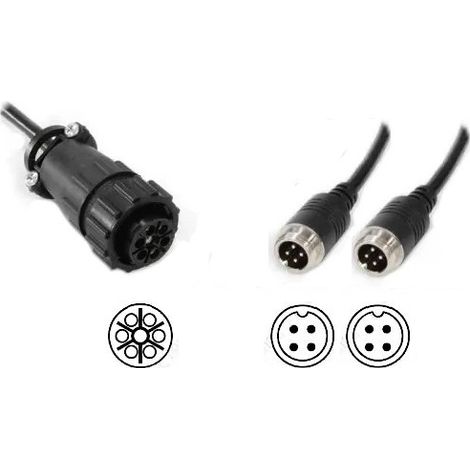 Adaptador de reducción para dos cámaras John Deere GS3 - 6R CommandCenter Touch 6R