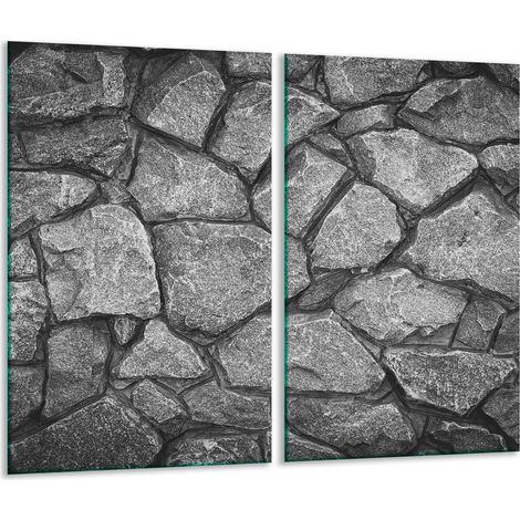 Tabla de cortar de vidrio 2x 30x52 piedras (1/5)