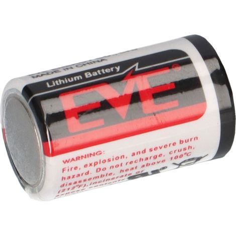 Spezial-Batterie 1/2AA Lithium 3.6 V 1200 mAh – ER14250 – Lagerfähigkeit 10 Jahre – Temperaturbereich -55 bis +85 °C – EVE (1/5)