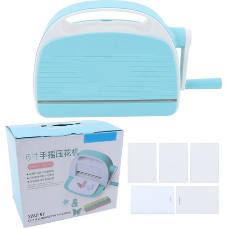 Presse à embosser manuelle pour découpe et gaufrage, outil de cartonnage DIY, création de cartes de vœux, livrets et loisirs créatifs (1/5)