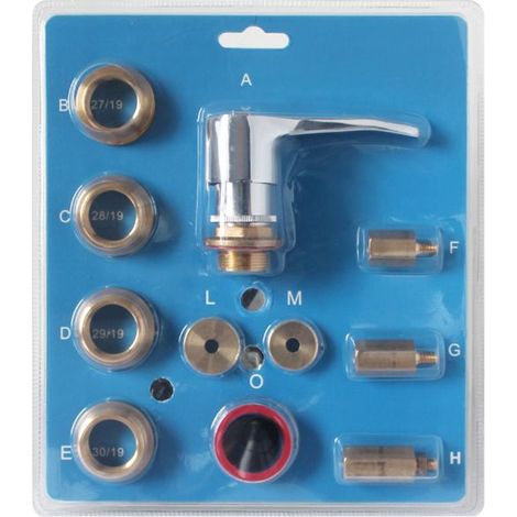 Kit vitone universale asta fissa passo rapido Ø27–30 mm  Tecom