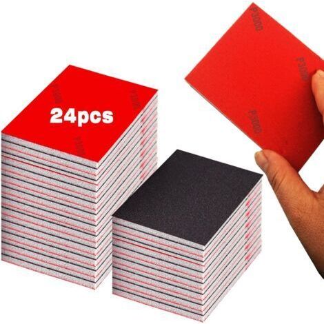 Sanding Sponge Sand Block Soft Foam Dry Wet Sandpaper for Drywall Model Metal Wood Furniture (1/5)