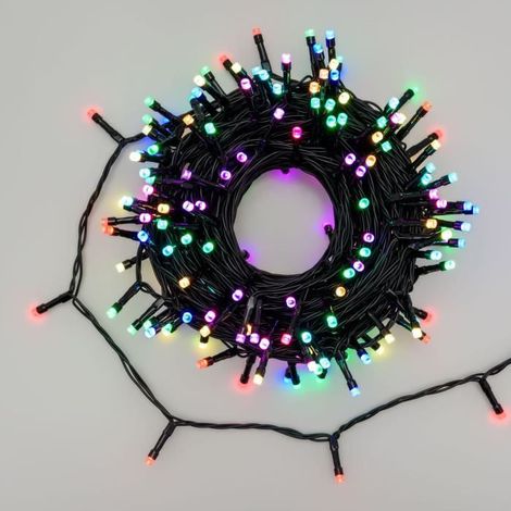 1x Guirlande lumineuse connectée, 20 mètres 200 LED RGB, 30 effets programmables, synchronisation musique, usage intérieur/extérieur (1/5)