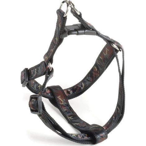 1 x 20-40 cm Pettorina: Pettorina in nylon camouflage per cani
