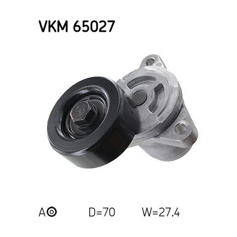 Tendeur de courroie, courroie trapézoïdale à nervures SKF VKM 65027 HYUNDAI